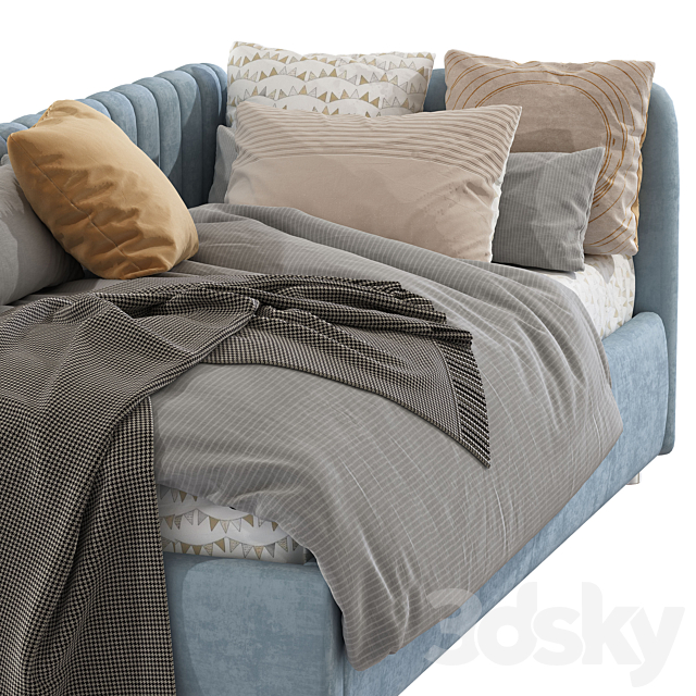 Modern style sofa bed 236 3DSMax File - thumbnail 7