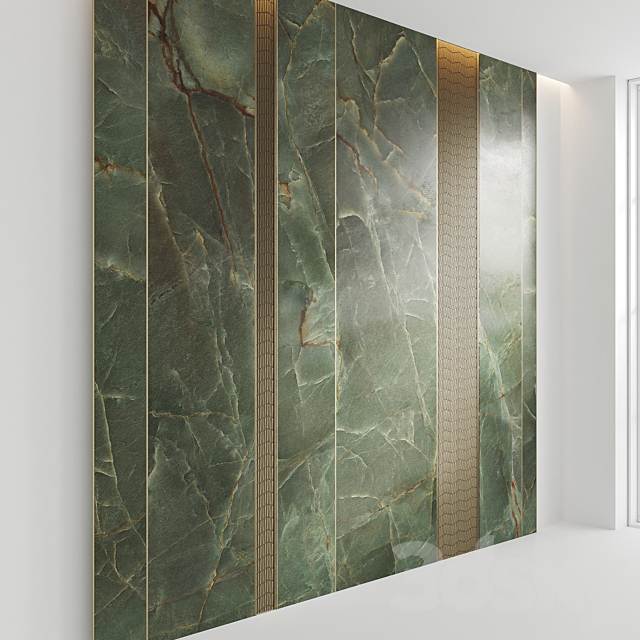 Emerald Green + Gravity Wave by Porcelanosa 3d