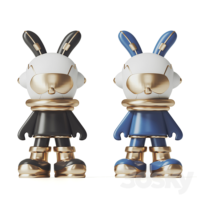 Rabbit Toys 3DSMax File - thumbnail 1