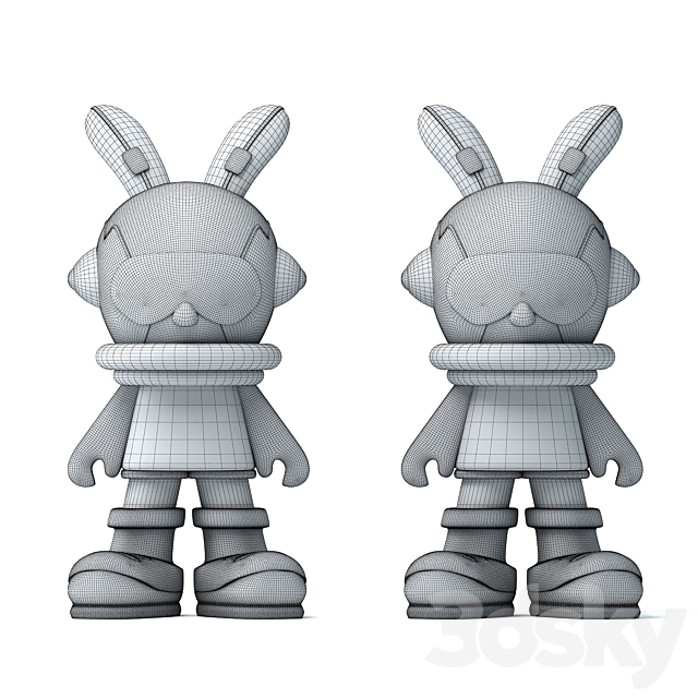 Rabbit Toys 3DSMax File - thumbnail 2