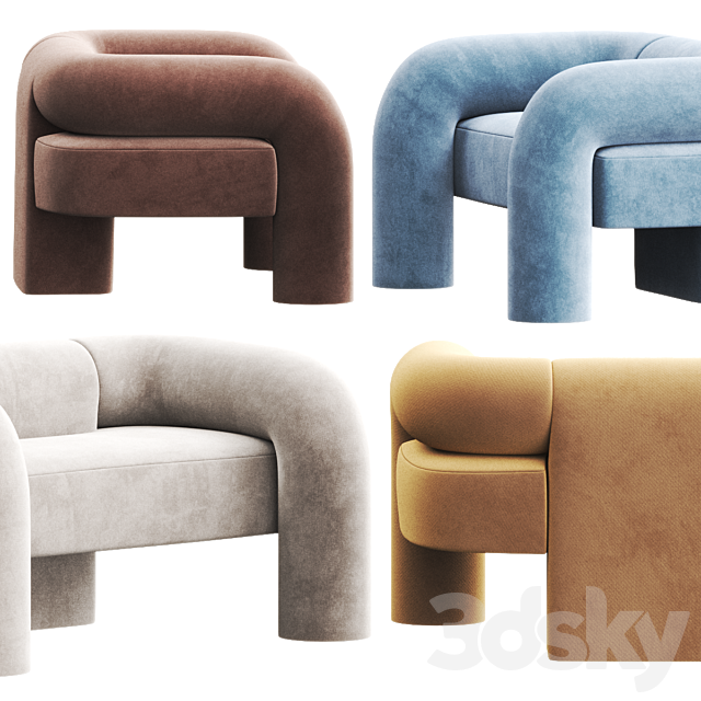 Sight Unseen Ian Felton Armchair 3dskyfree
