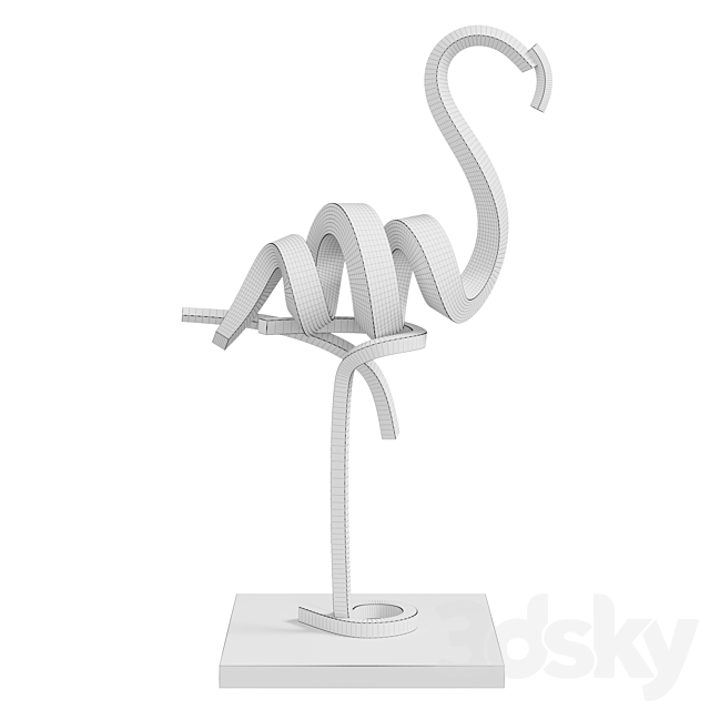Statue Flamingo 2020 3dskyfree