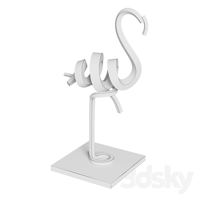 Statue Flamingo 2020 3dmodel