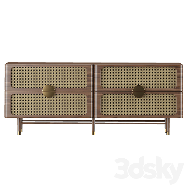Sideboard Chest of Drawer 08 3DSMax File - thumbnail 1
