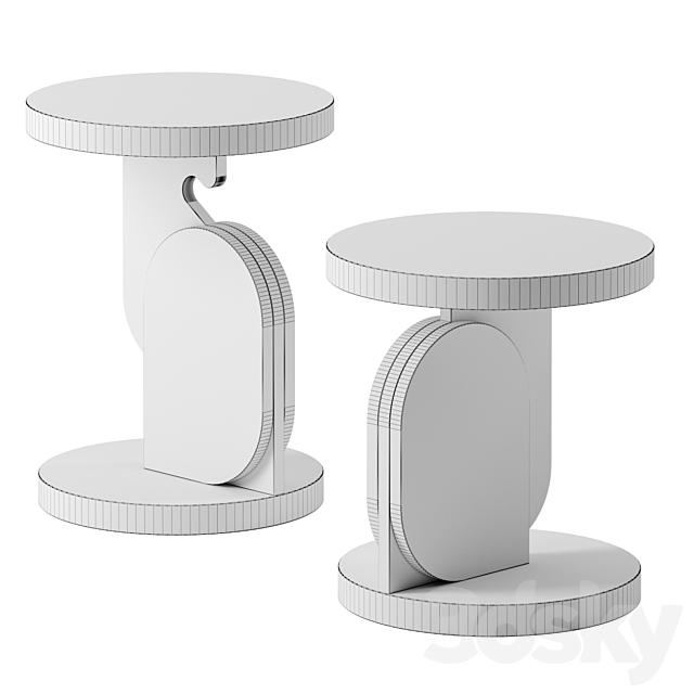 Bijou side tables by Linteloo 3d