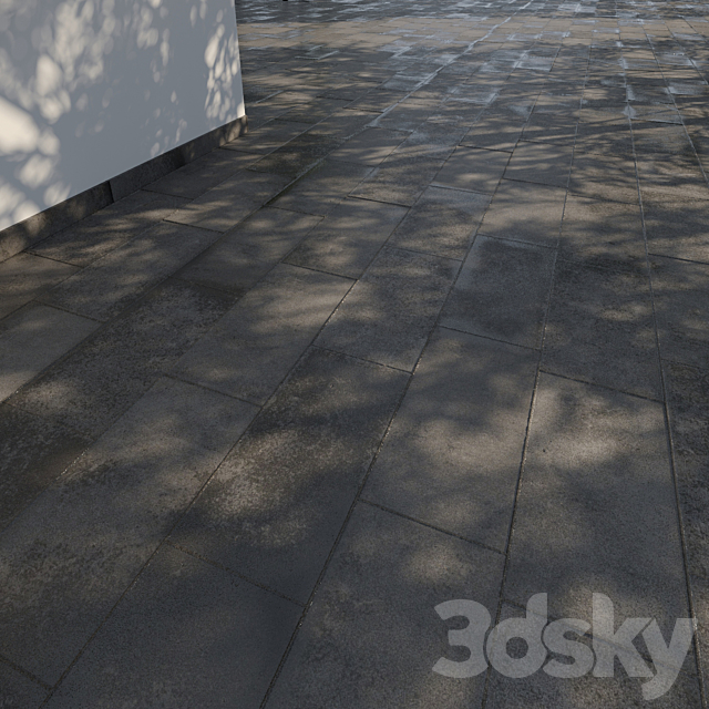 Paving slabs 600x300 mm 3d
