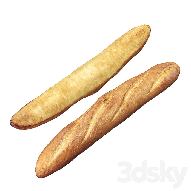 Rack with bread 3dmodel