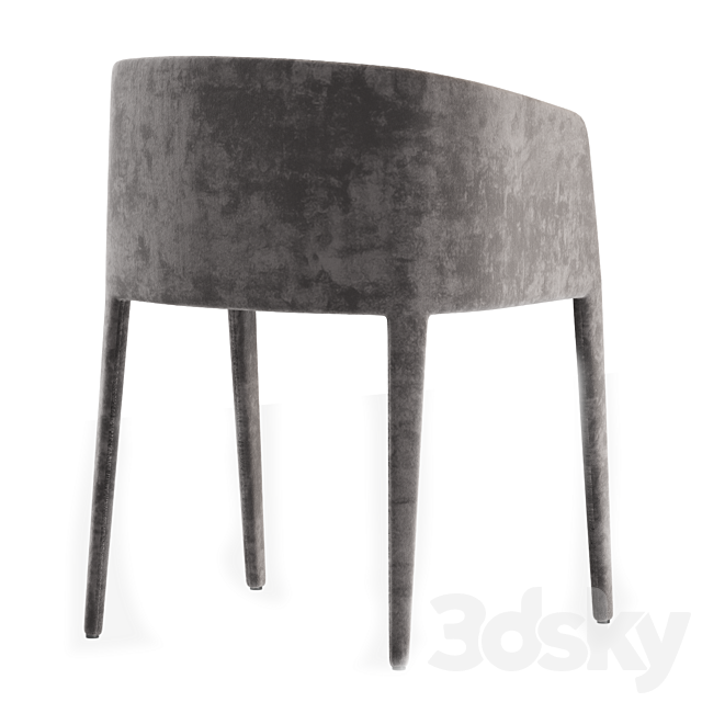 Achille chair by Mdfitalia 3DS Max Model - thumbnail 2