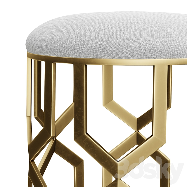 Trellis Accent Stool 3dskyfree