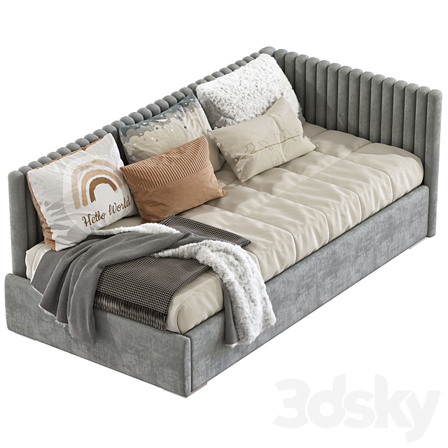 Children’s bed-sofa in modern style 241 3DSMax File - thumbnail 4