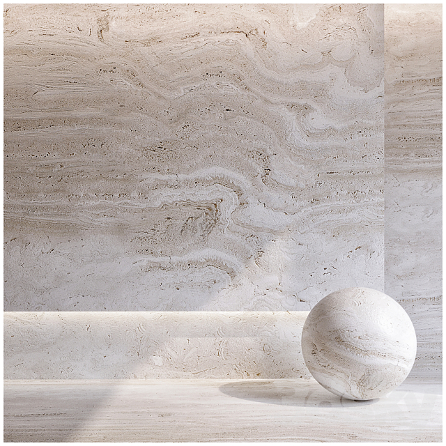 Santa Caterina Zena Travertine 3d