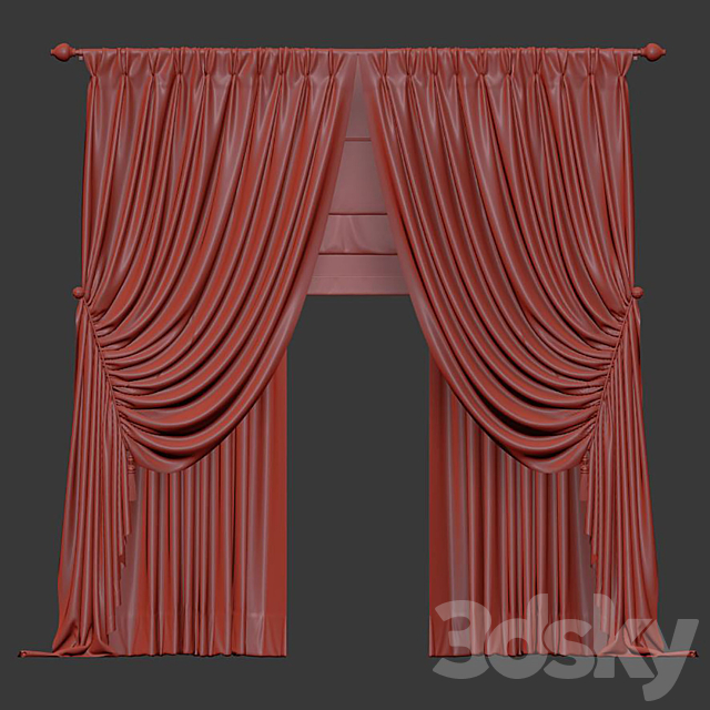 Curtain #4 3dsky