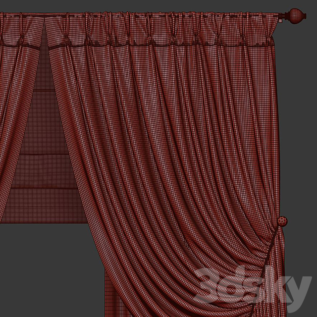 Curtain #4 3dskyfree