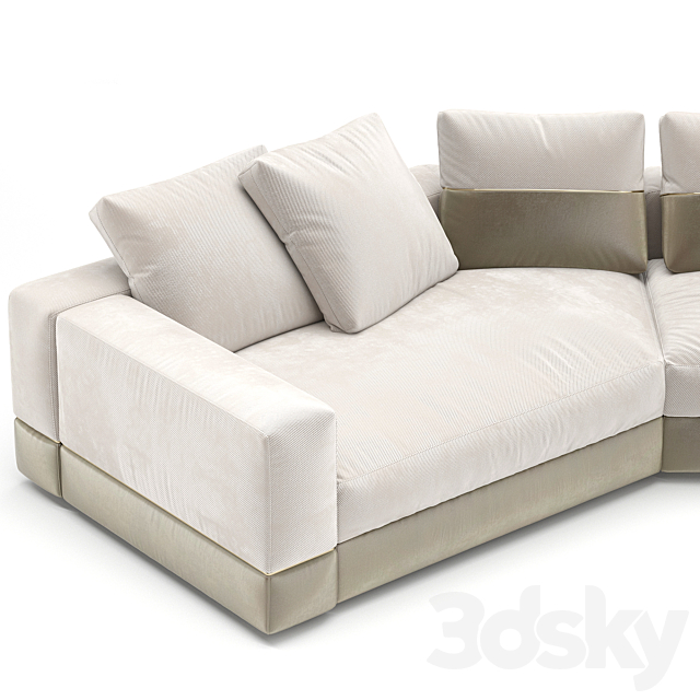LUXENCE MAXIME DIAGONAL SOFA 3dmodel
