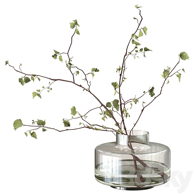 Branches in a vase 3DSMax File - thumbnail 1