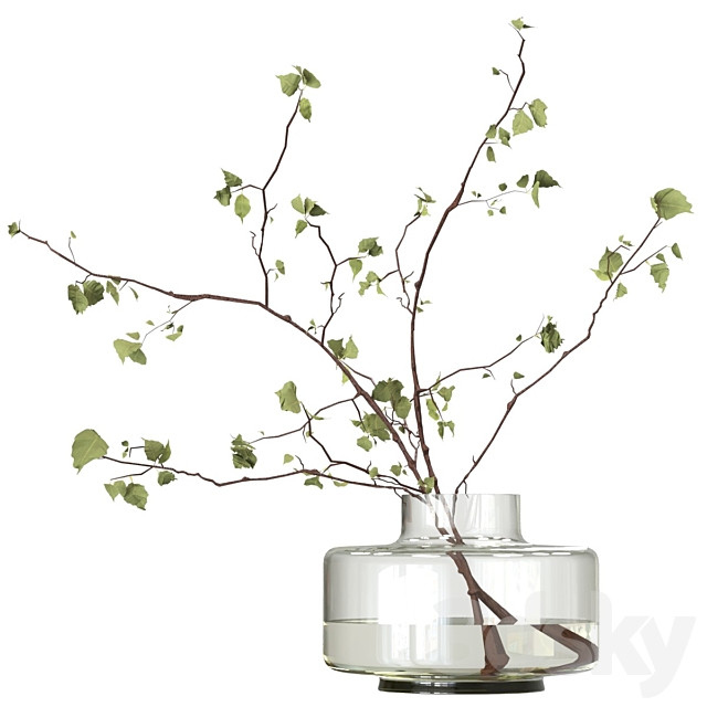 Branches in a vase 3DSMax File - thumbnail 2