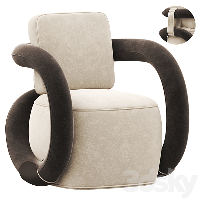 INFINITY CHAIR BY Alter Ego Studio 3DSMax File - thumbnail 1
