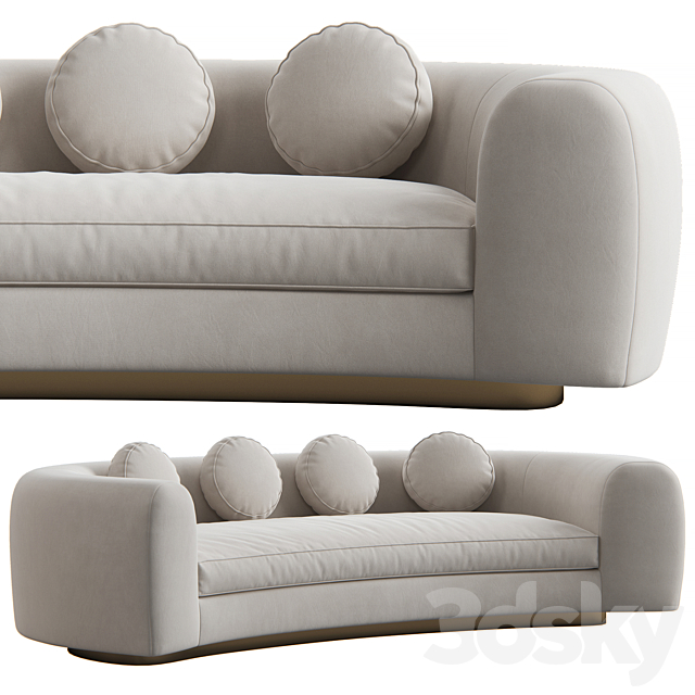 Mahdavi Jelly Pea Sofa 3d