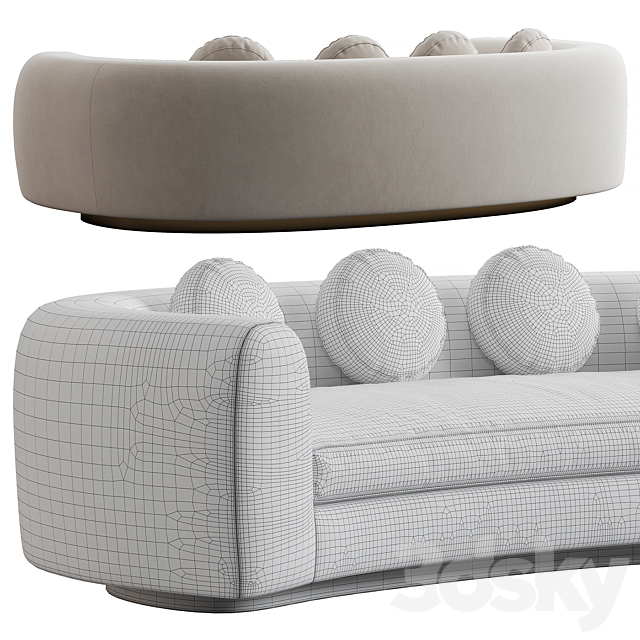 Mahdavi Jelly Pea Sofa 3dsky