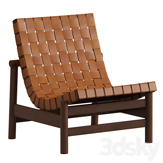 Gonzalo Cordoba Easy Chair Model Guama Produced by Dujo in Cuba 3DSMax File - thumbnail 1
