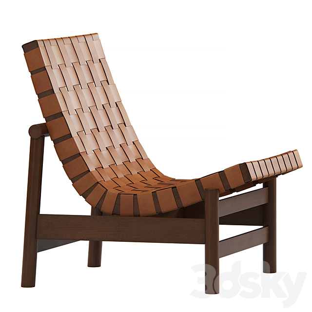 Gonzalo Cordoba Easy Chair Model Guama Produced by Dujo in Cuba 3DSMax File - thumbnail 2