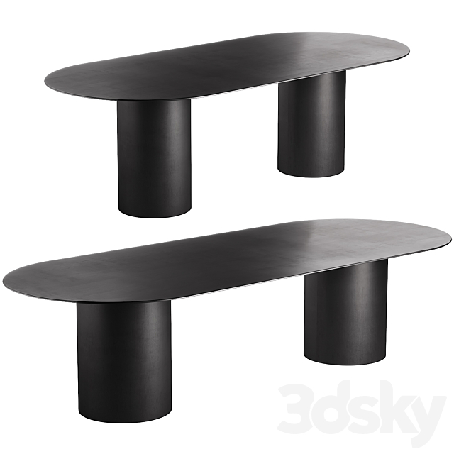 125 Desalto MM8 table by Guglielmo Poletti 3dsky