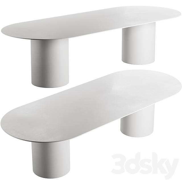 125 Desalto MM8 table by Guglielmo Poletti 3dskyfree