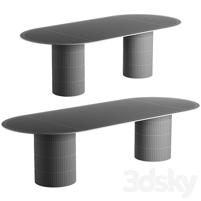 125 Desalto MM8 table by Guglielmo Poletti 3d Download