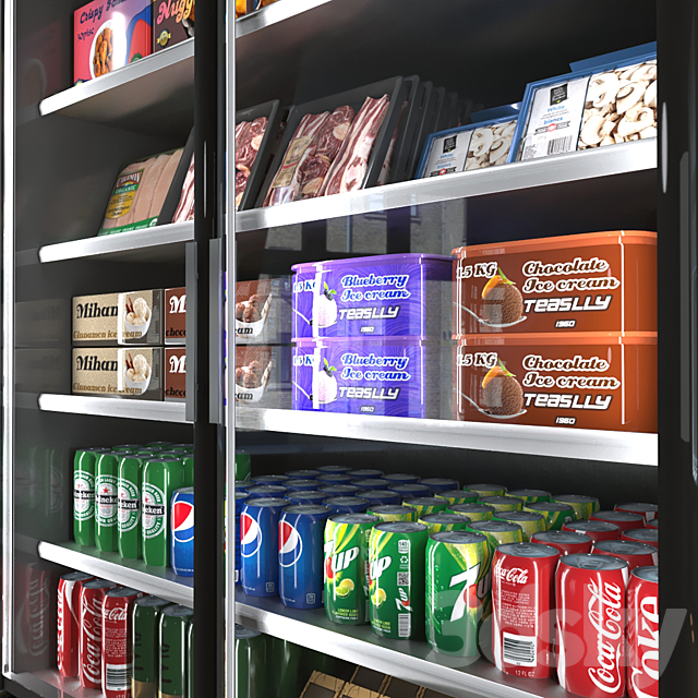 commercial refrigerator – turbo air 3DSMax File - thumbnail 3
