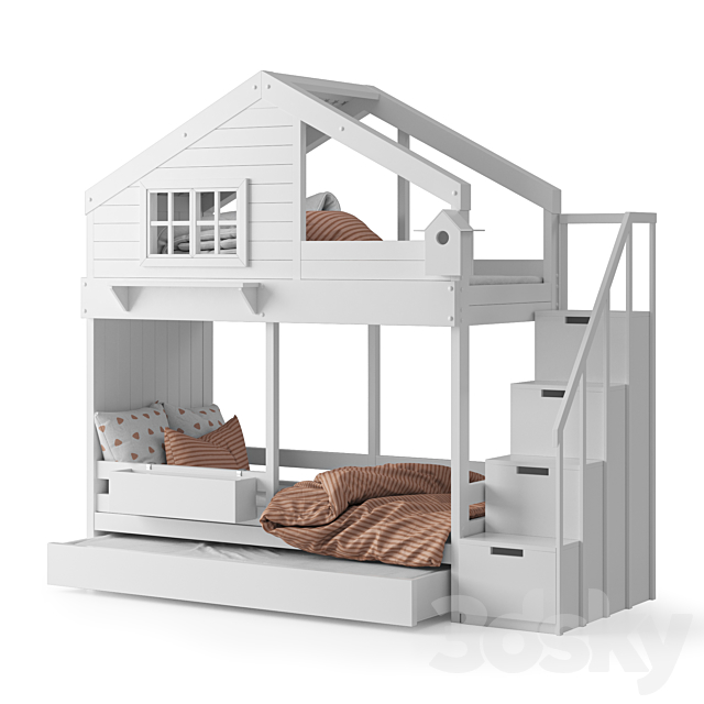 Bukwood bed-house “Cozy Nest” 3DSMax File - thumbnail 1