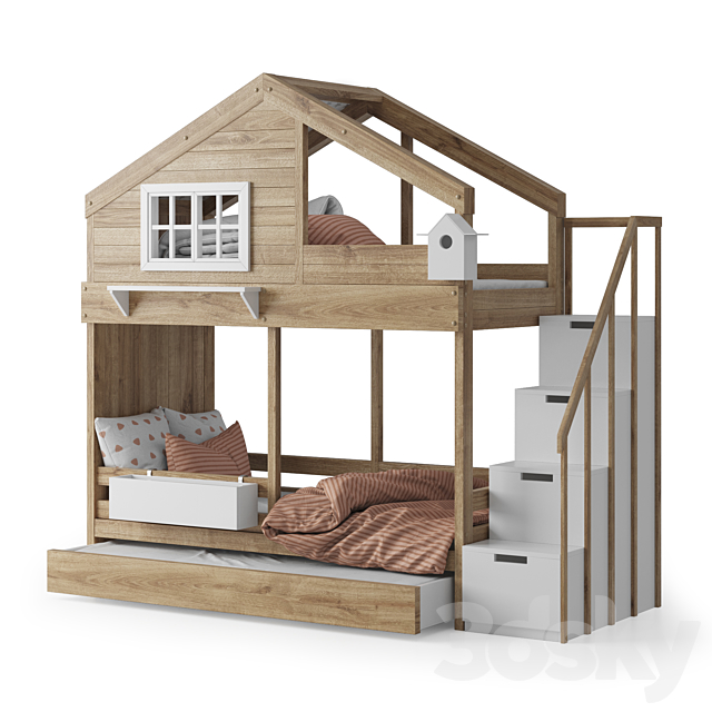 Bukwood bed-house “Cozy Nest” 3DSMax File - thumbnail 2