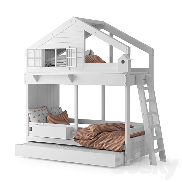 Bukwood bed-house “Cozy Nest” 3DSMax File - thumbnail 3