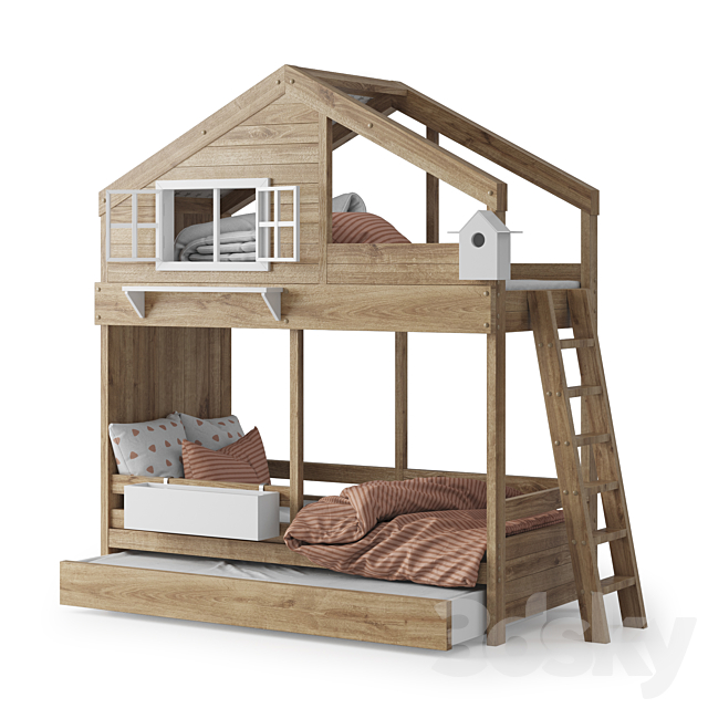 Bukwood bed-house “Cozy Nest” 3DSMax File - thumbnail 4
