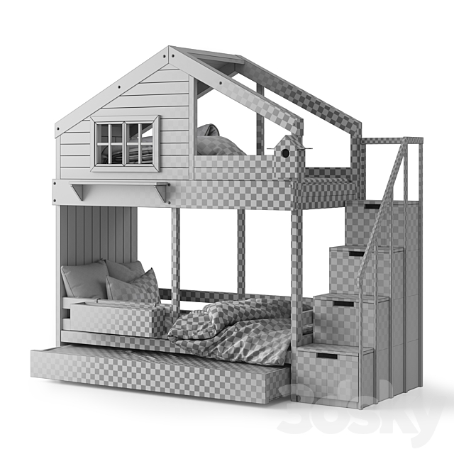 Bukwood bed-house “Cozy Nest” 3DSMax File - thumbnail 7