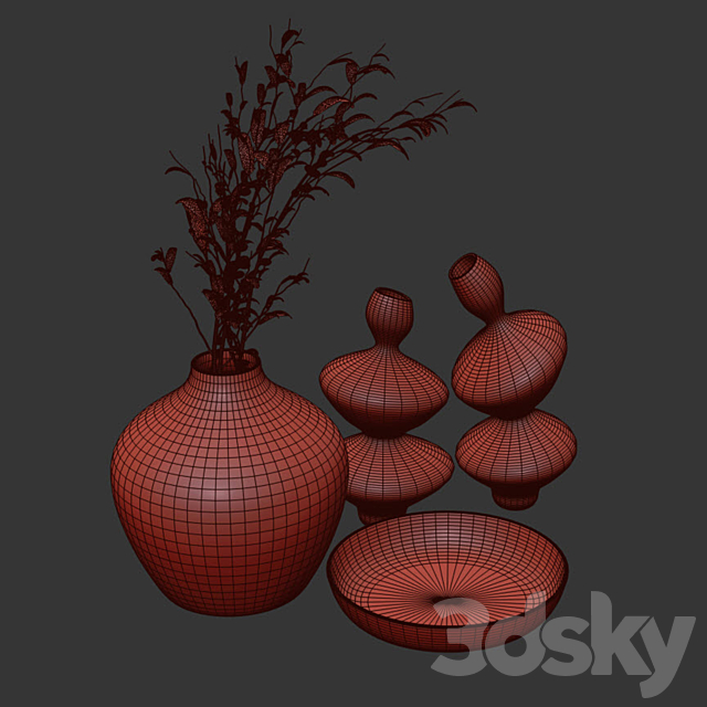decorative set06 3d