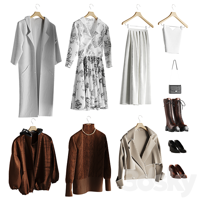 Clothes Set 06 3d