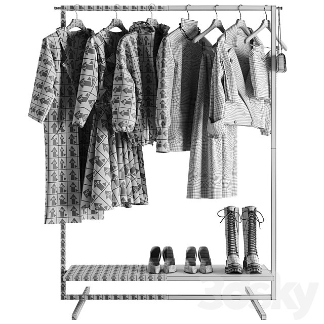 Clothes Set 06 3dskyfree