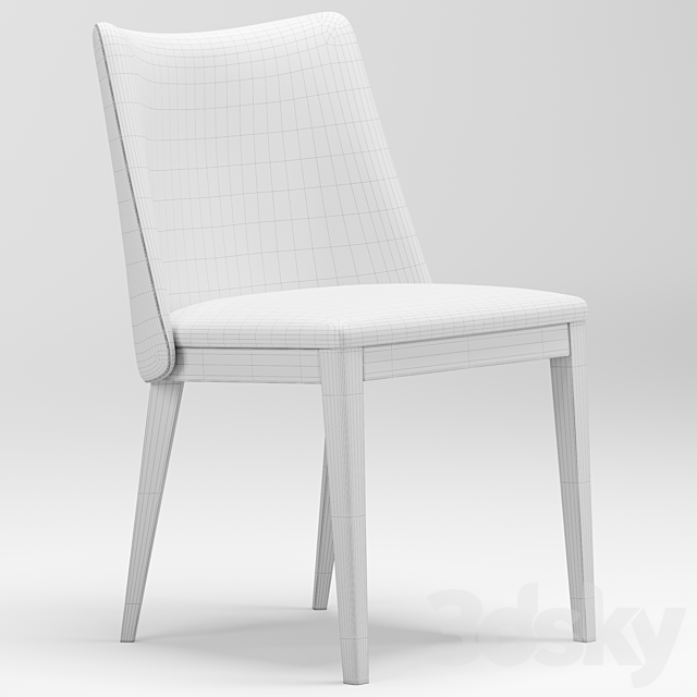 LOUISE chair – Domkapa 3DS Max Model - thumbnail 7