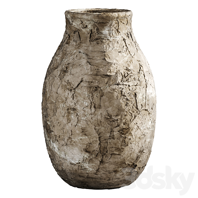 Clay vases 3d