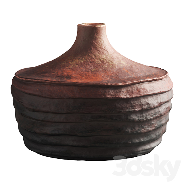 Clay vases 3dsky