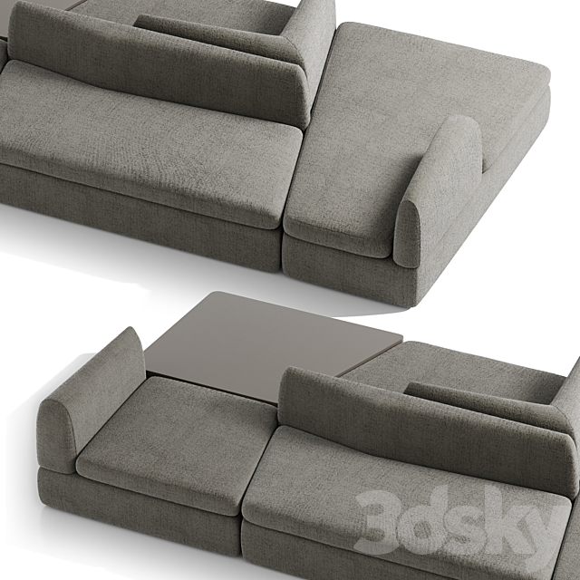 PUZZLE sofa – bino home 3DSMax File - thumbnail 2