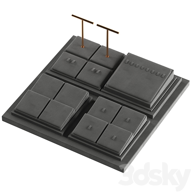 Jewelry display fanxi-03 3dsky
