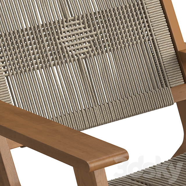 Luna Lounge Chair 3dsky