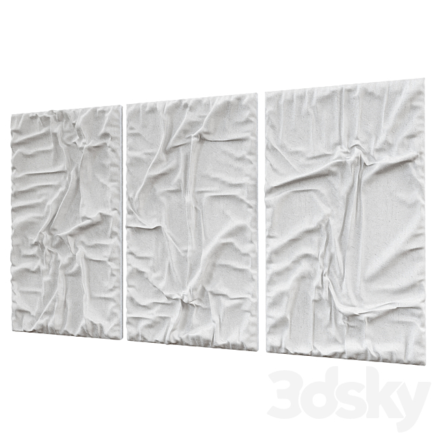 original abstract textured wall painting_2 3d