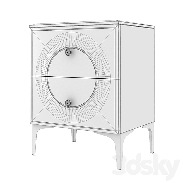 Bedside table Constance 3DSMax File - thumbnail 4