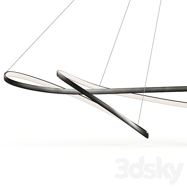 Heals Ribbon LED Pendant Lamp XL 3dsky