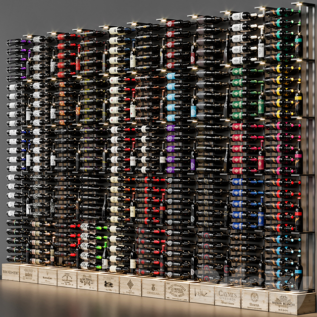 wine cellar 09 3dmodel