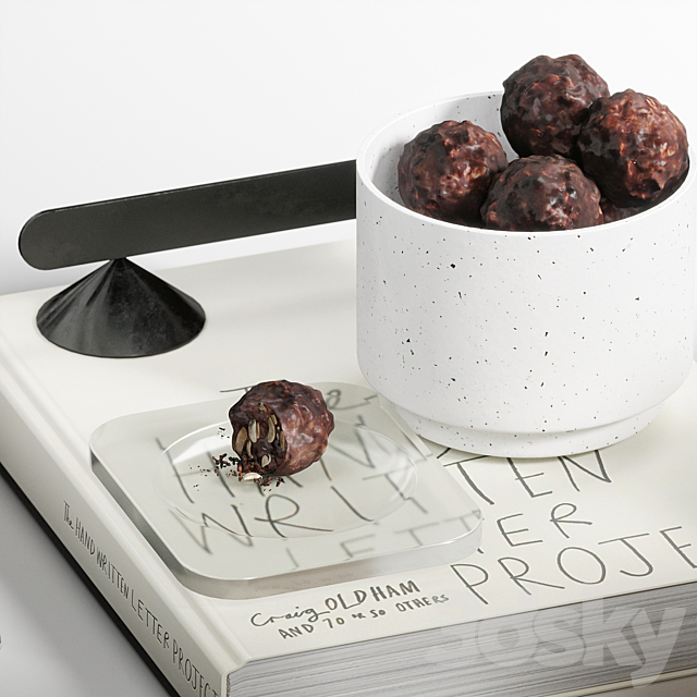 Decorative set 043 with 101 cph 3d