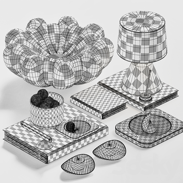 Decorative set 043 with 101 cph 3dsky