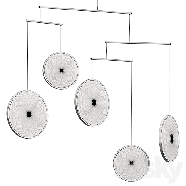 DCW Editions Focus X5 Pendant Lamp 3dskyfree